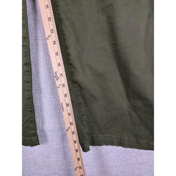 FRAME UTILITY POCKET PANTS GREEN WASHED WINTER MOSS Women's Size 33 NWT - Picture 7 of 14